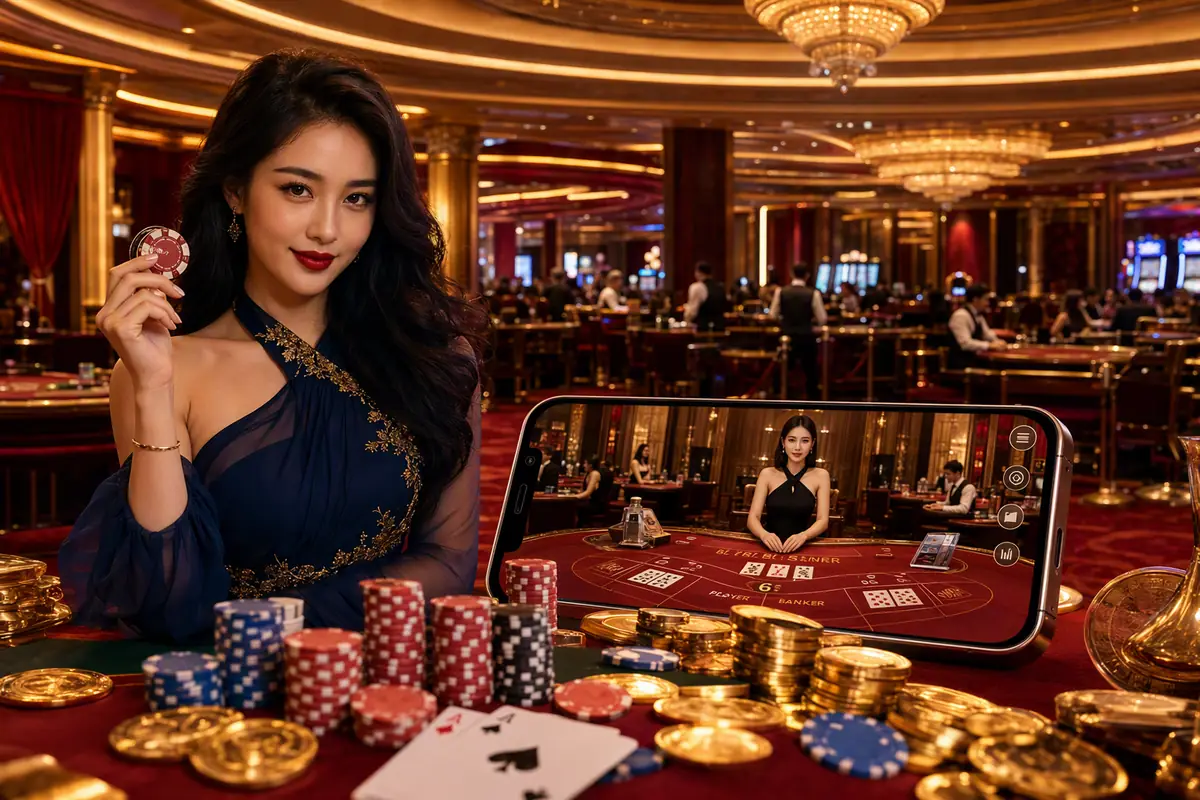 shel99 live casino dealer baccarat langsung